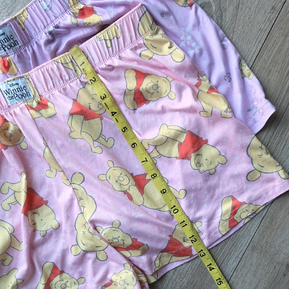 Disney Pink Winnie the Pooh Sleep Shorts Medium - Picture 7 of 7